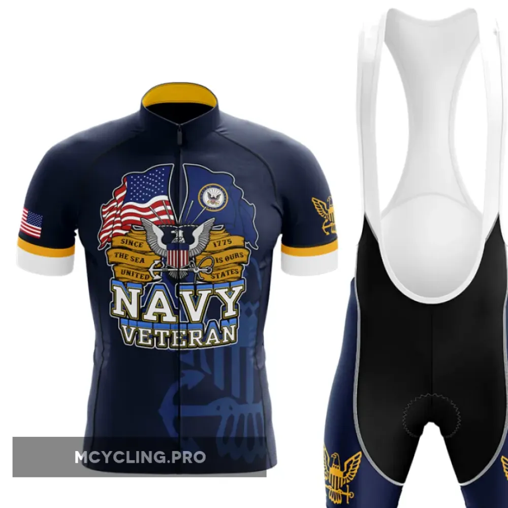 U.S. Navy Veteran Cycling Kit Full Set