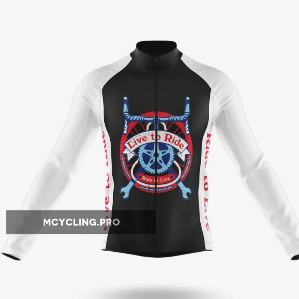 Live To Ride Long Sleeve Cycling Jersey