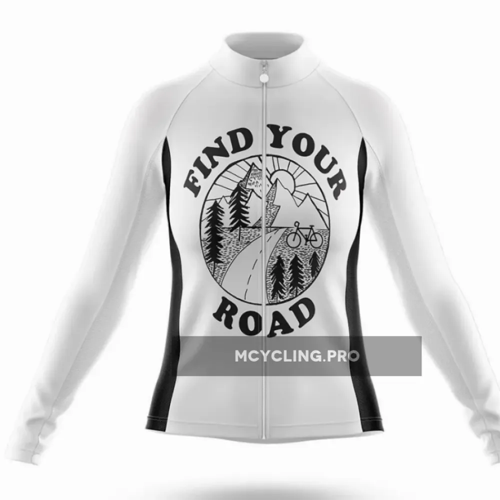 Find Your Road - Women - Long Sleeve Cycling Jersey