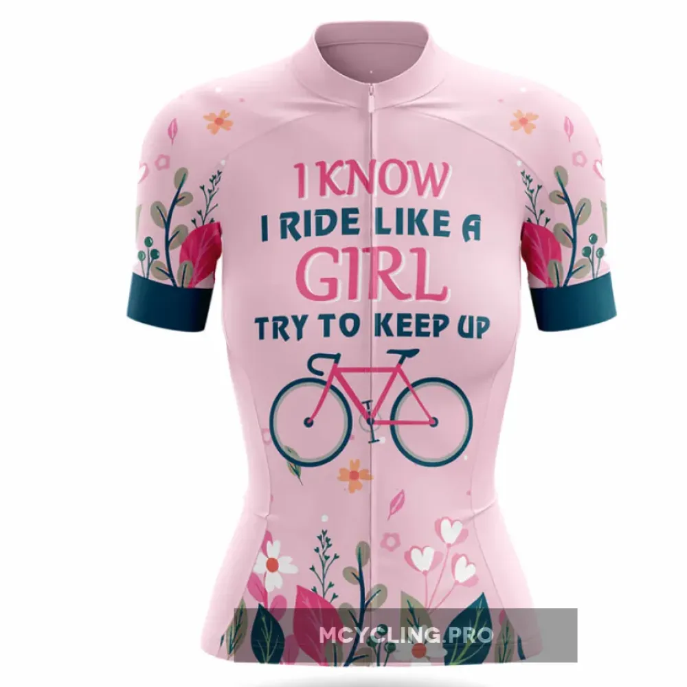 Like A Girl V4 - Women - Cycling Jersey