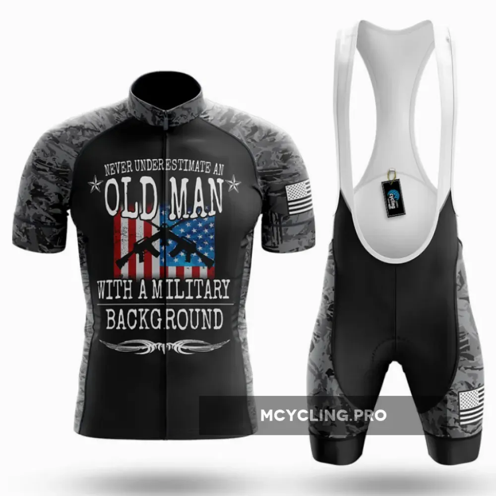 Military Background Cycling Kit Full Set