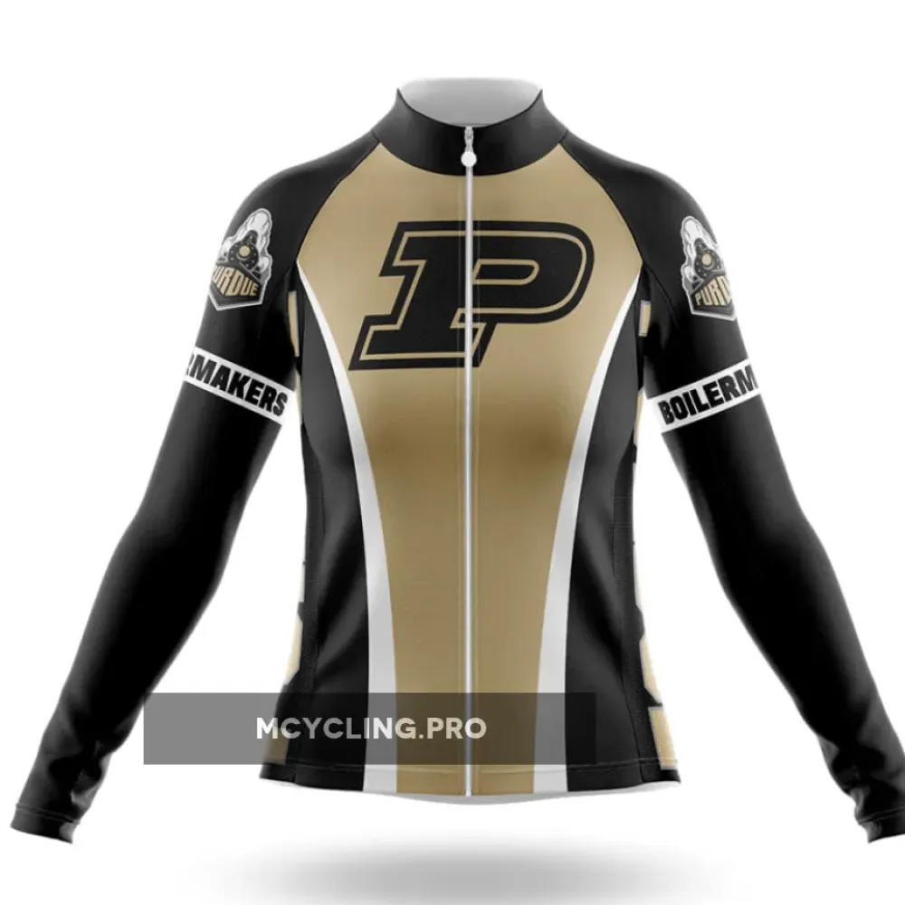 Purdue University - Women's Long Sleeve Cycling Jersey