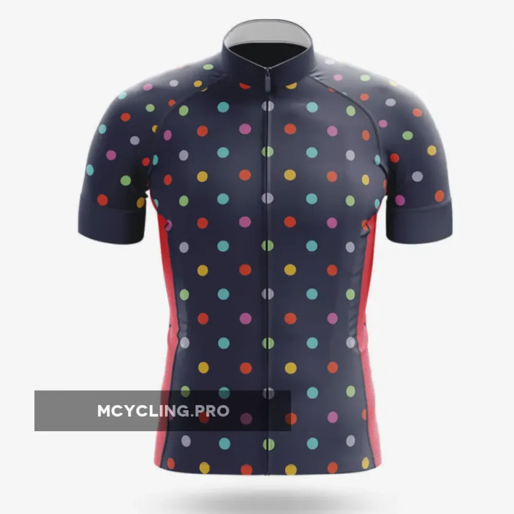 Polka Dot Cycling Jersey