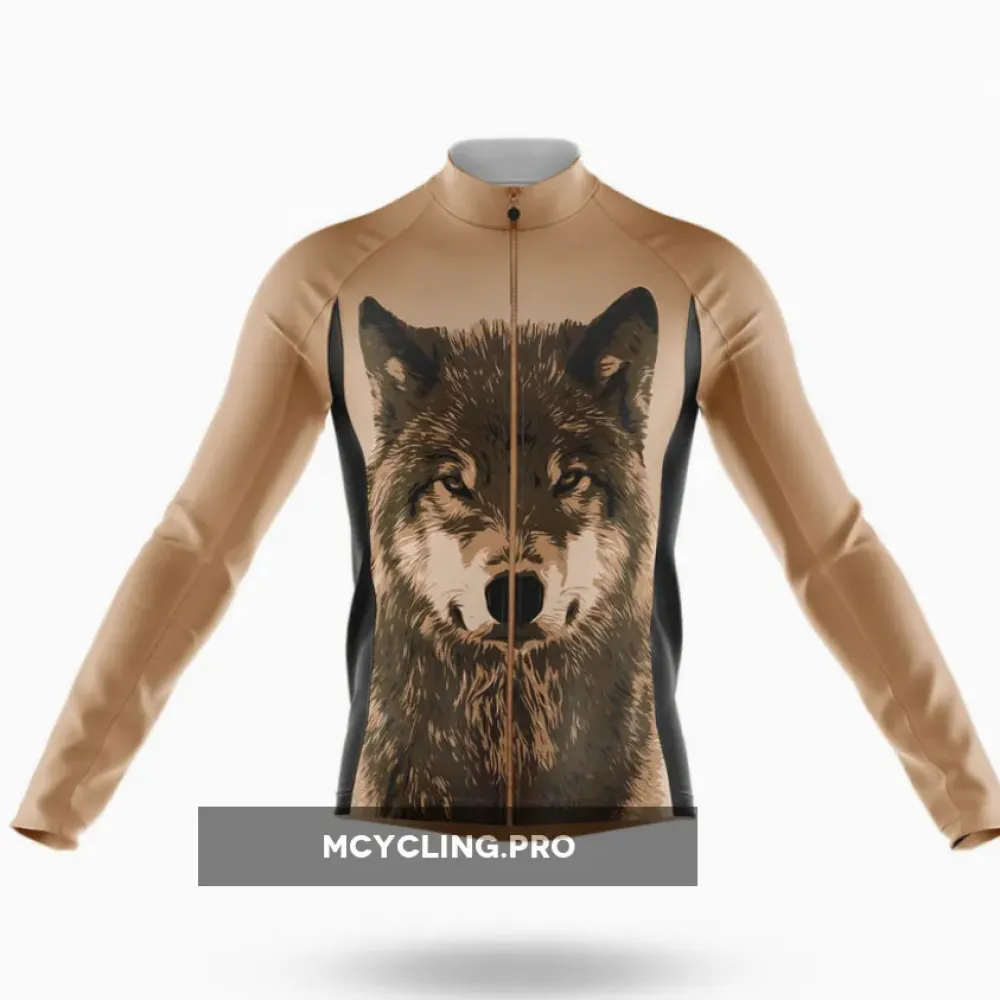 Wolf Long Sleeve Cycling Jersey