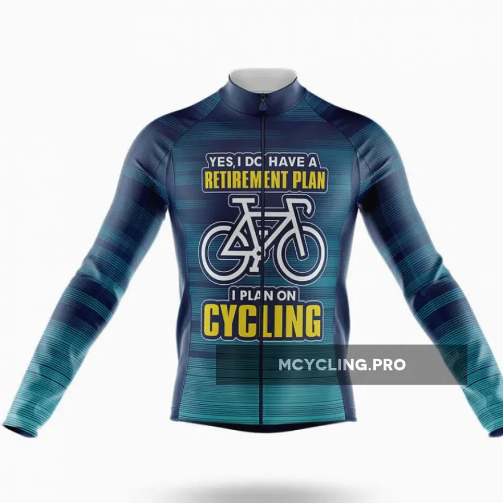 Retirement Plan V11 Long Sleeve Cycling Jersey