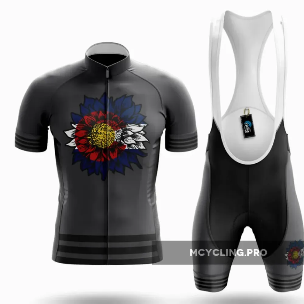 Colorado Sunflower - Grey Cycling Kit Full Set