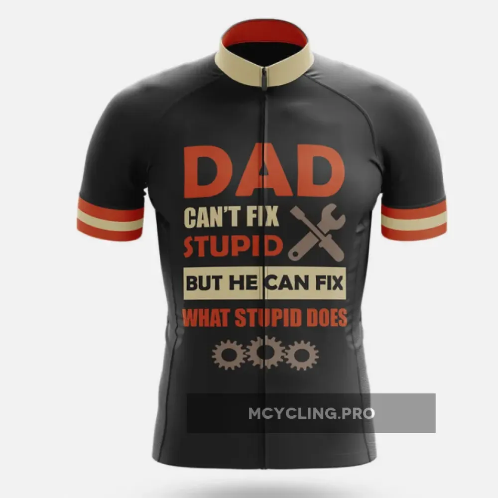 Dad Can Fix Cycling Jersey