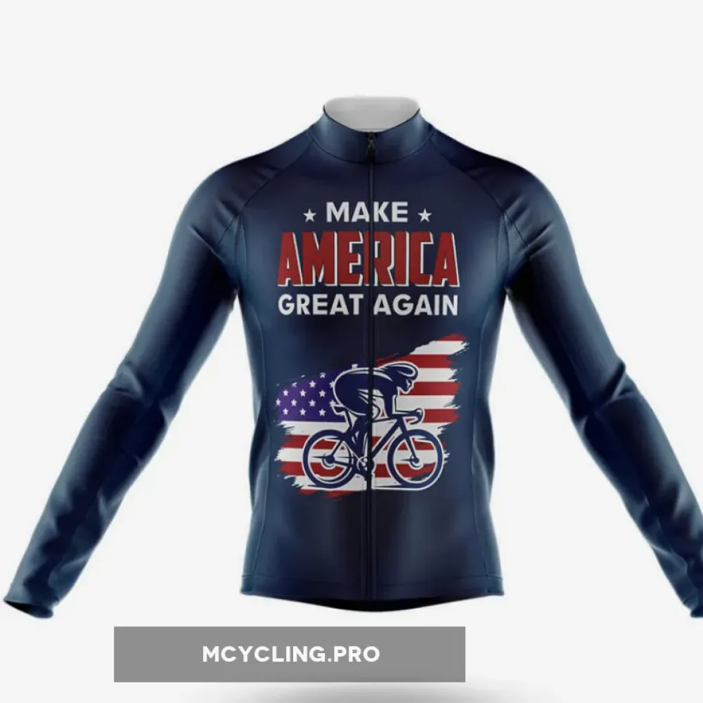 Make America Great Again Long Sleeve Cycling Jersey