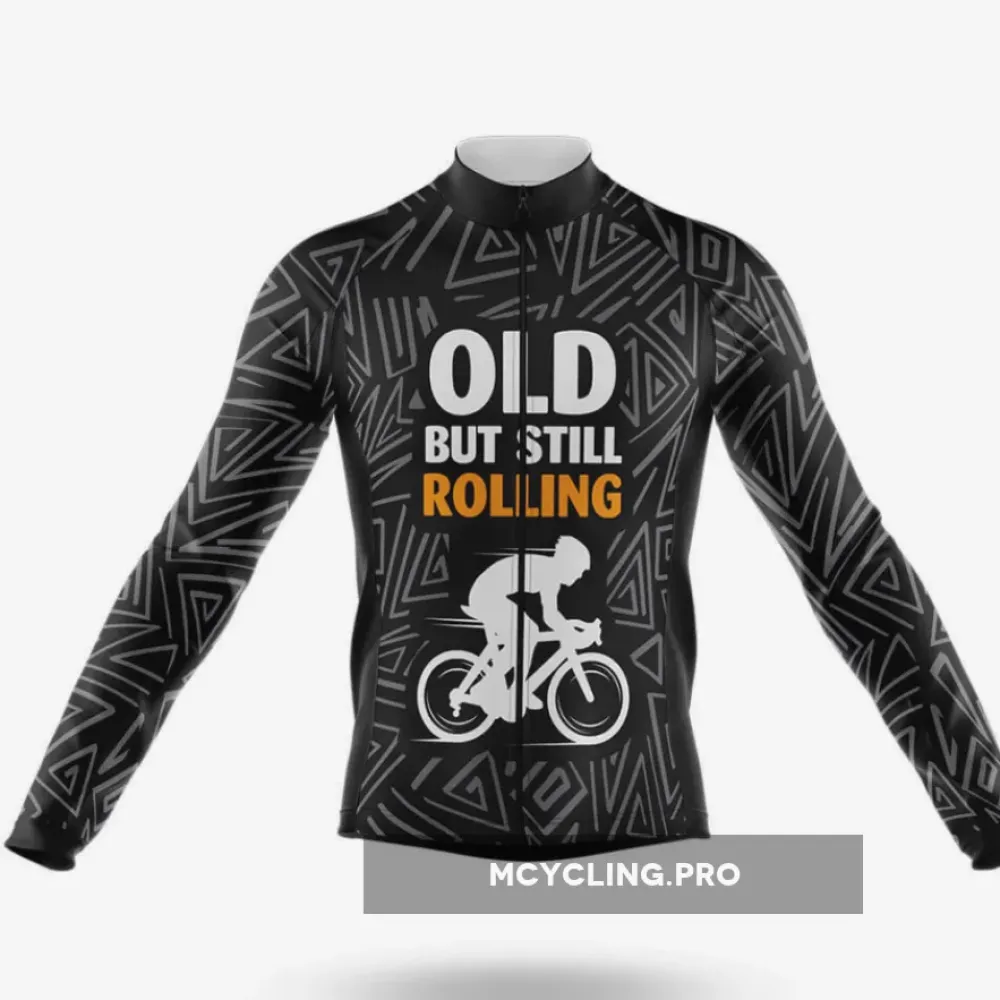 Old But Still Rolling V7 Long Sleeve Cycling Jersey