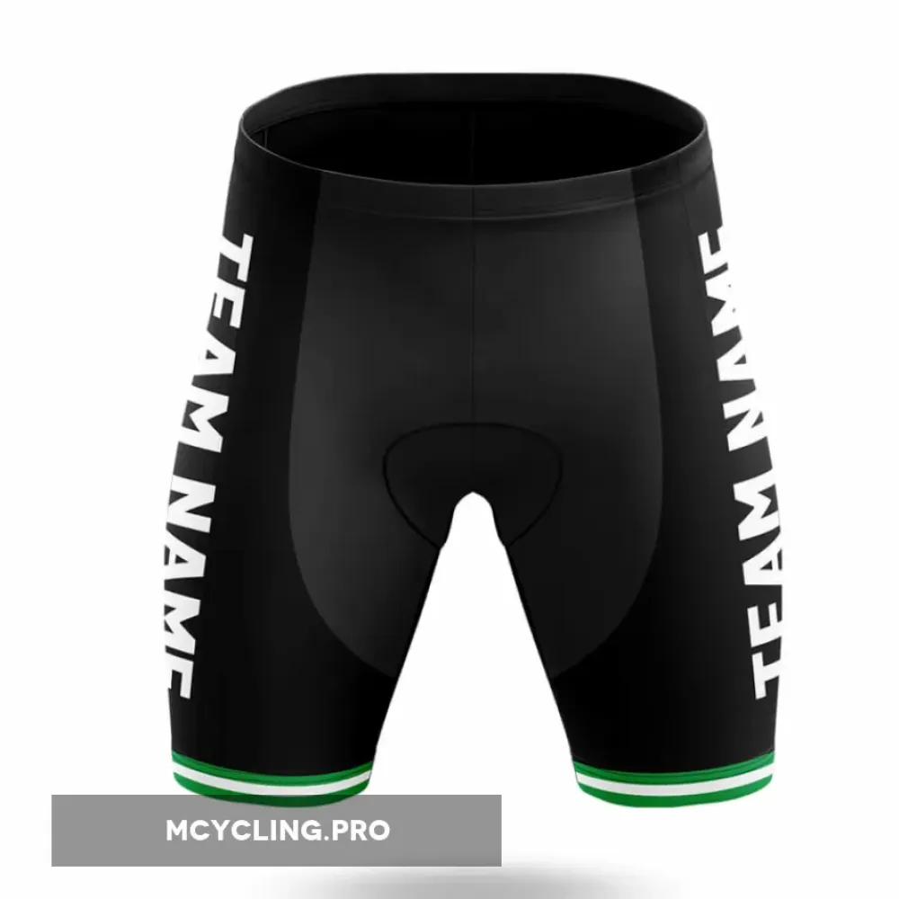 Custom Team Name M6 Green - Women's Cycling - Shorts
