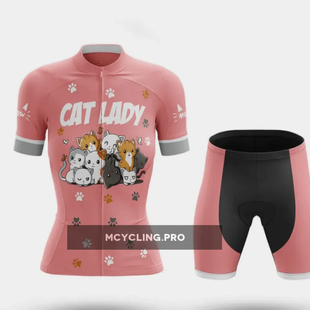 Cat Lady - Women's  Cycling Kit Full Set