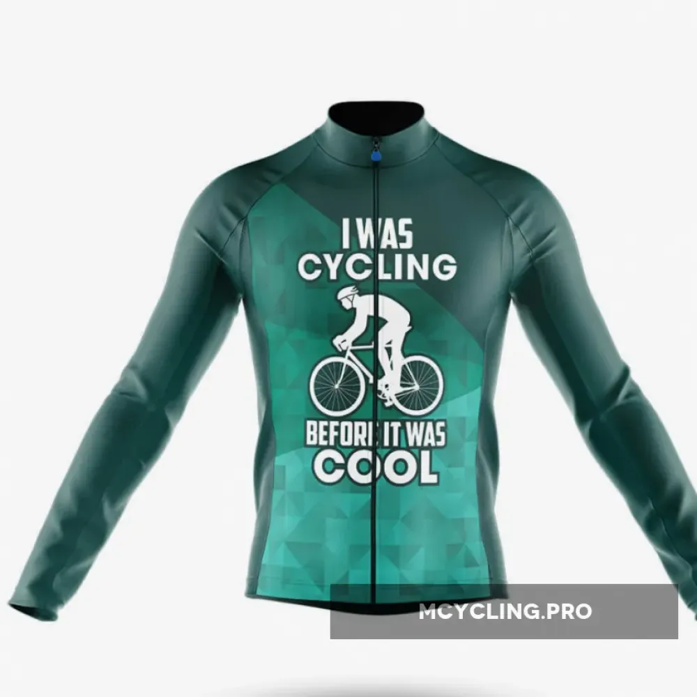 Cycling Before It Was Cool Long Sleeve Cycling Jersey