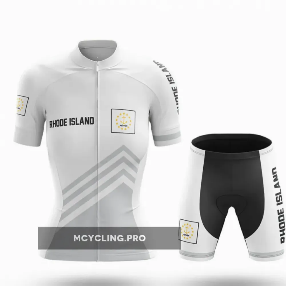 Rhode Island S4 White - Women - Cycling Kit Full Set