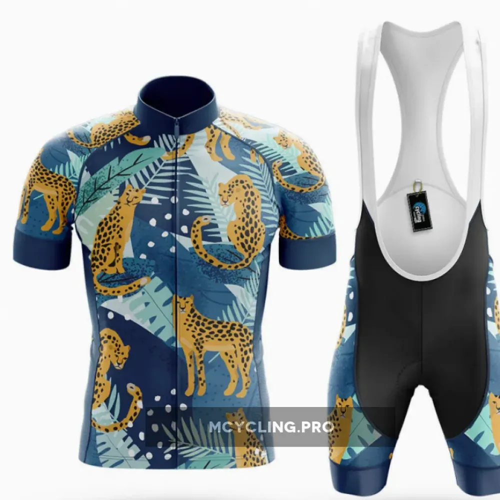 Leopard Pattern Cycling Kit Full Set