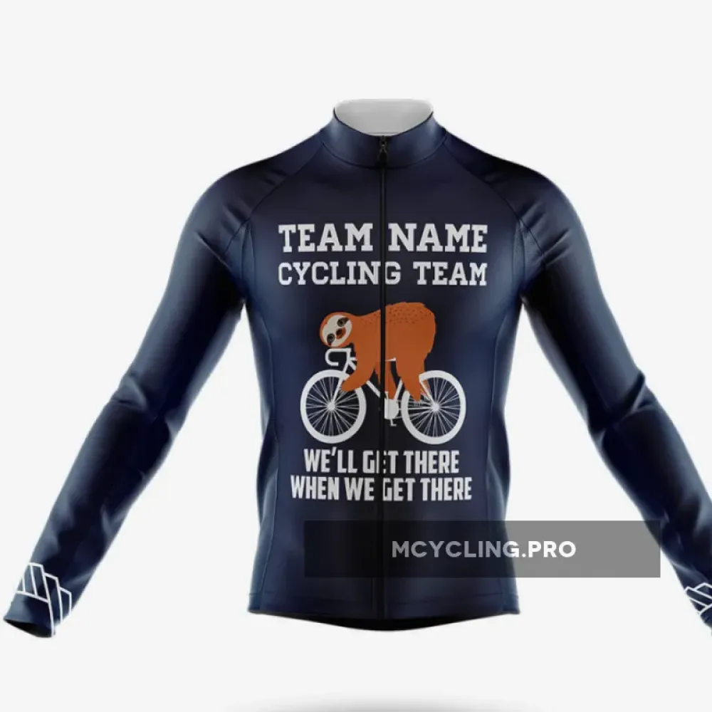 Custom Team Name G1 Long Sleeve Cycling Jersey