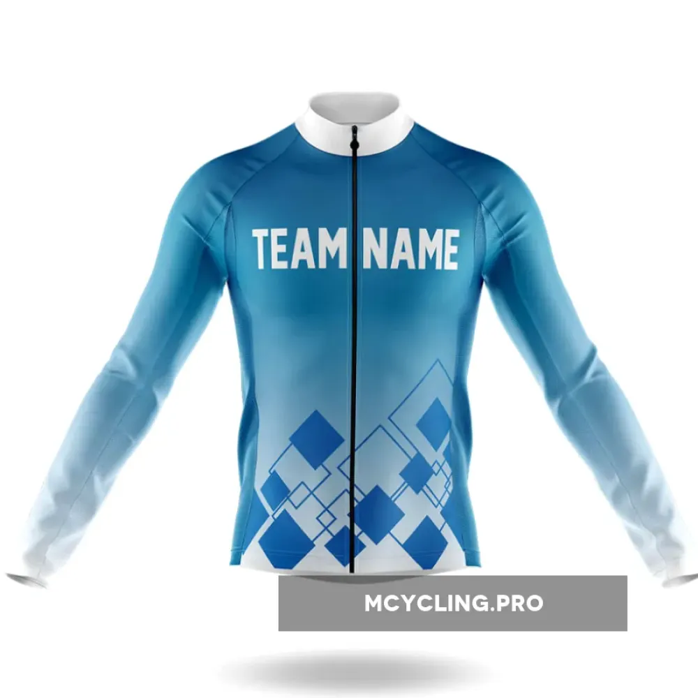 Custom Team Name V19 Long Sleeve Cycling Jersey