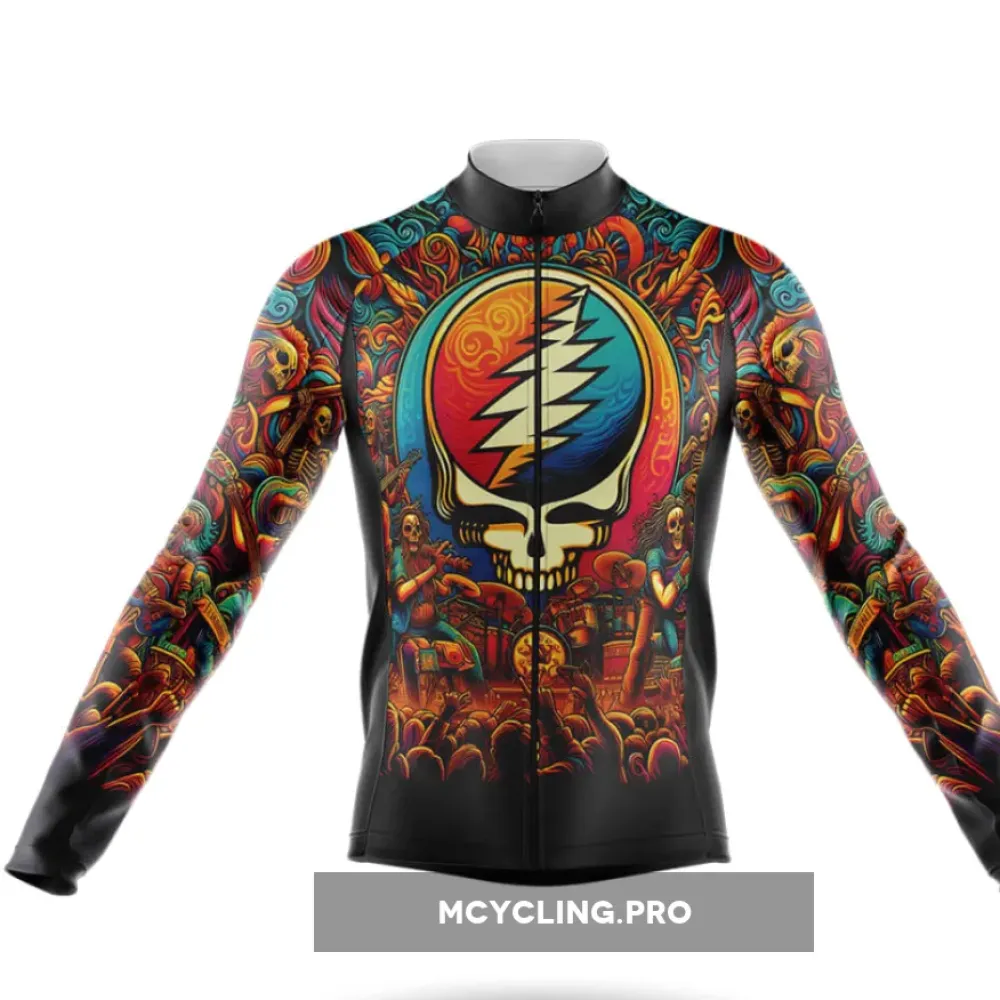 Grateful Dead Cycling Jersey- Long Sleeve Jersey / Ver.2