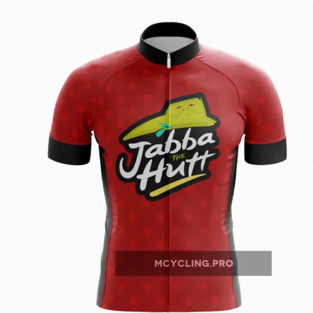 Red Jabba Hutt Custom Cycling Jersey Star Wars