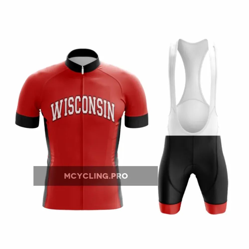 UW Wisconsin Cycling Kit  Bright Solid Colors