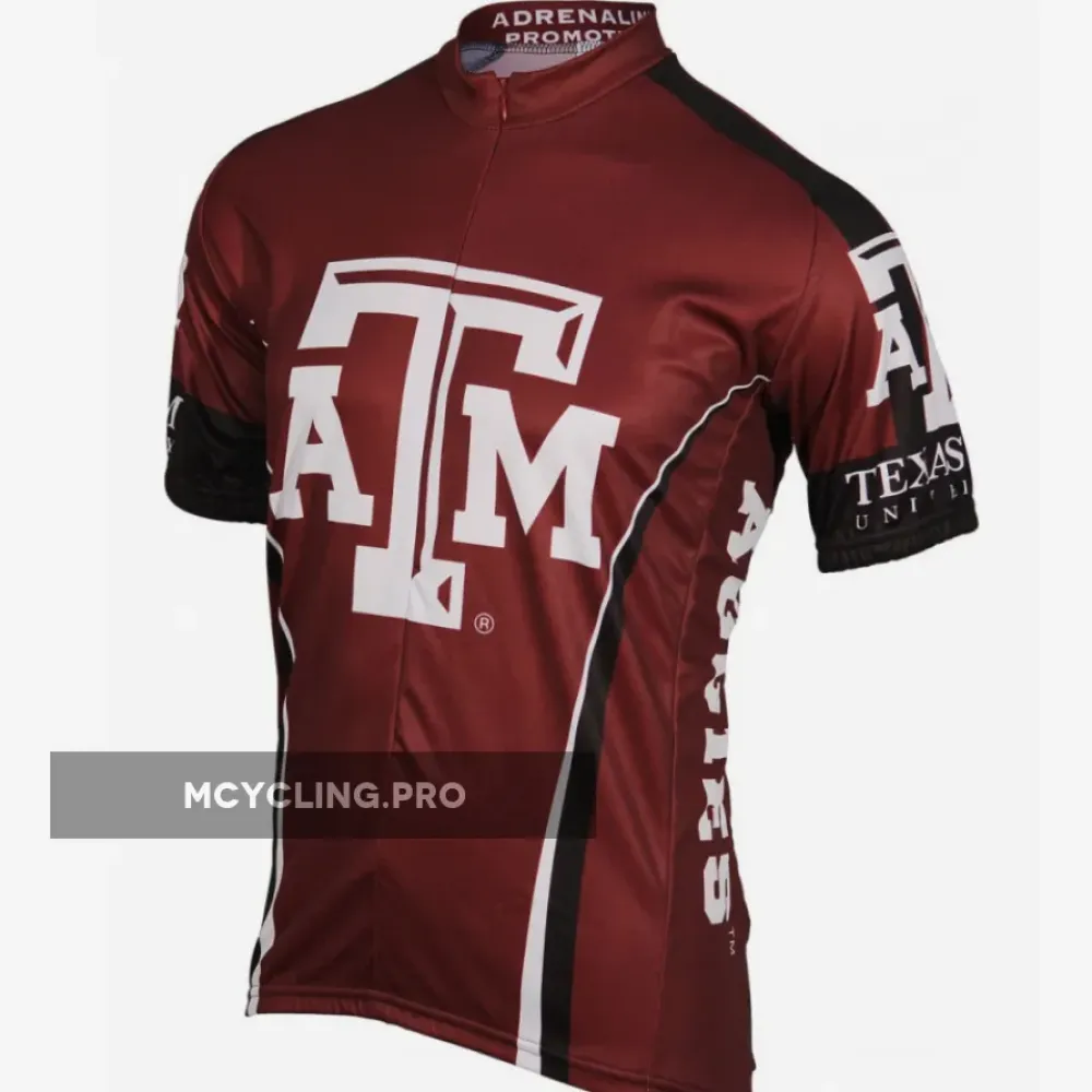Texas A&M Cycling Jersey Adrenaline Maroon/Black/White