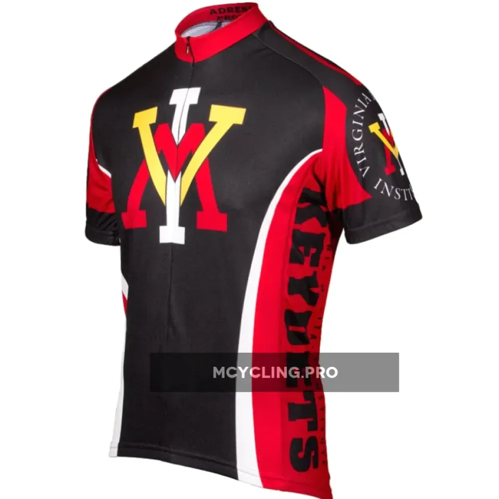 Virginia Military Institute VMI Cycling Jersey Black/Red/Yellow