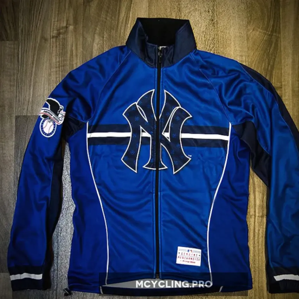 New York Yankees Cycling Jersey Blue/White/Navy