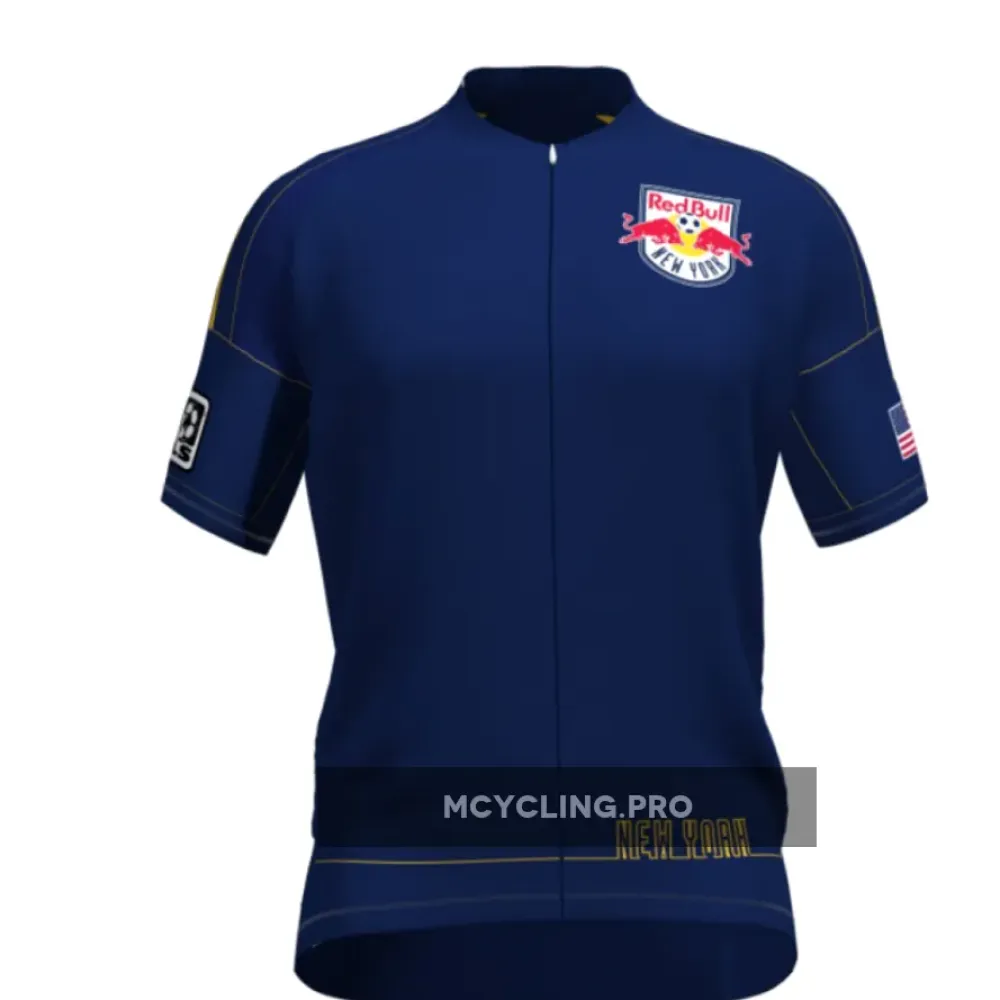 New York Red Bulls Cycling Jersey Navy/Gold/Red