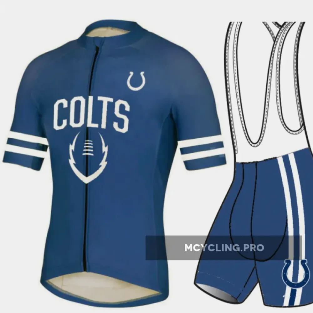 Indianapolis Colts Cycling Jersey Blue/White/Navy