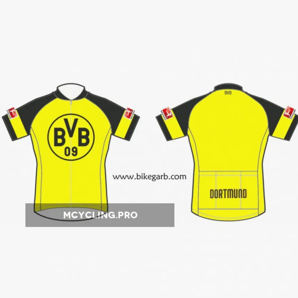 Borussia Dortmund Cycling Jersey Yellow/Black/Gold