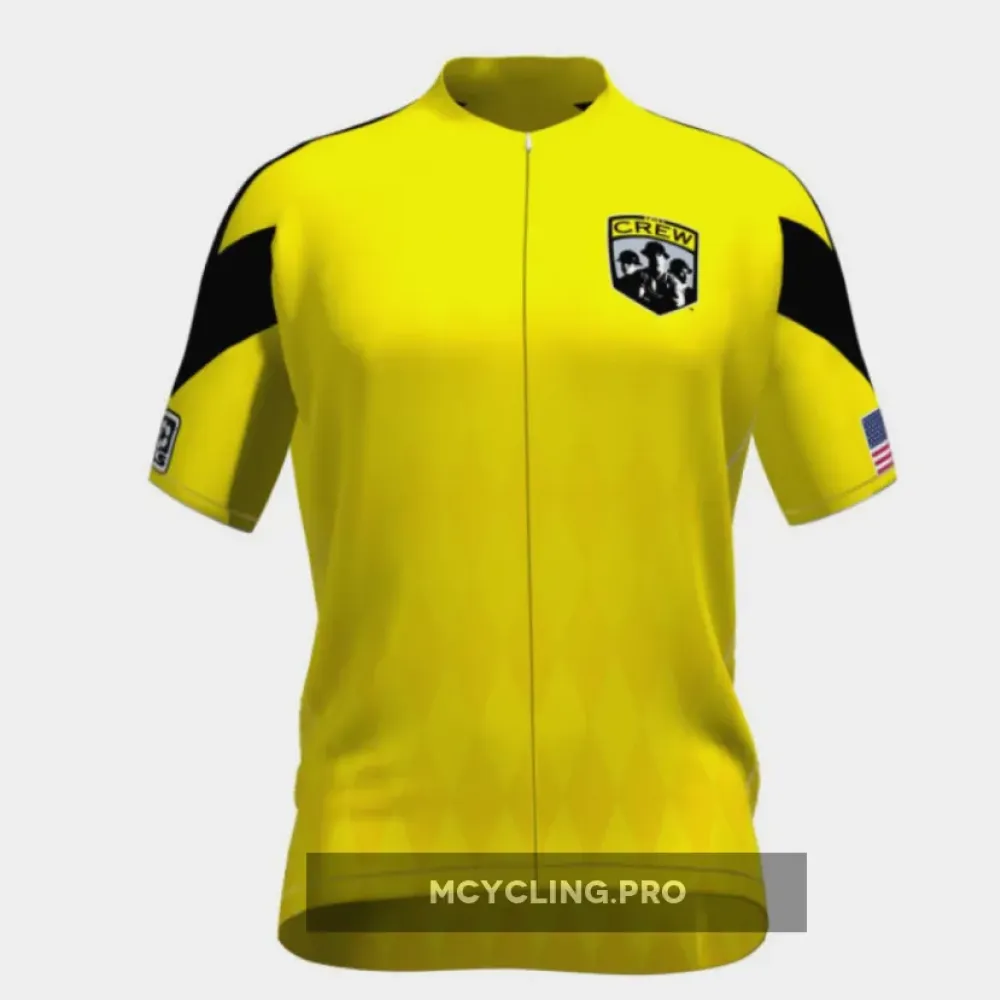 Columbus Crew Cycling Jersey Yellow/Black/Grey