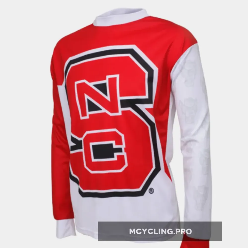 North Carolina State University Mountain Bike Jersey Red/White/Black