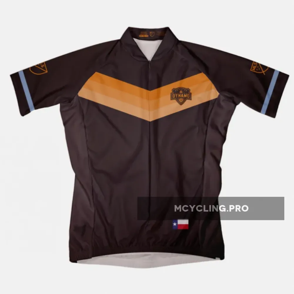 Houston Dynamo Cycling Jersey Black/Gold/Blue