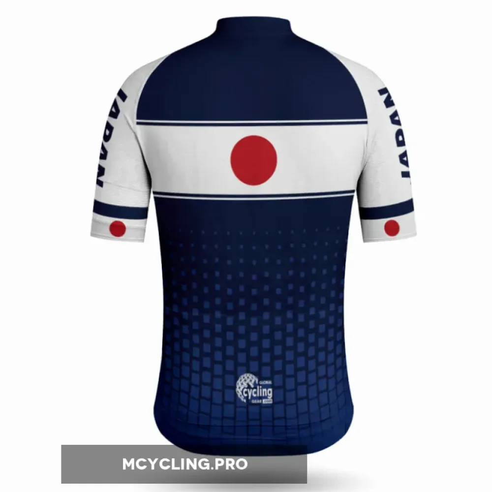 Japan Premium Cycling Jersey / Navy Flag