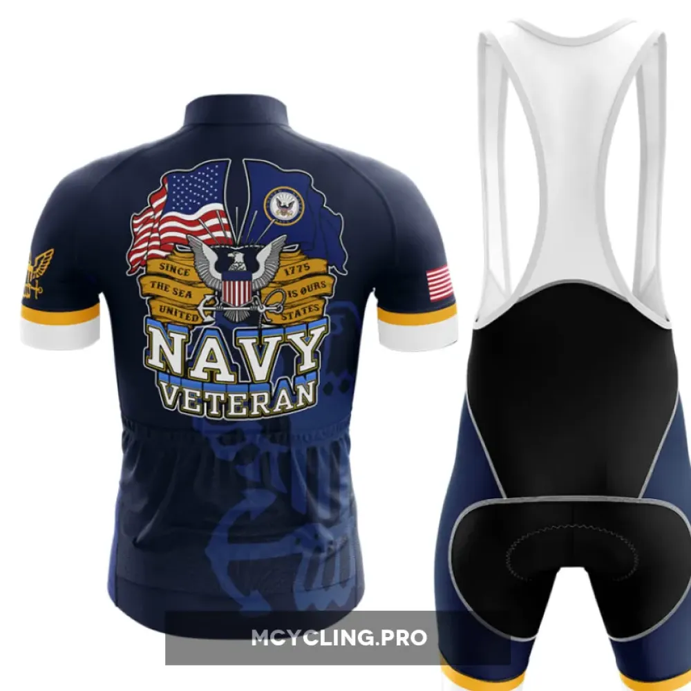 U.S. Navy Veteran Cycling Kit Full Set
