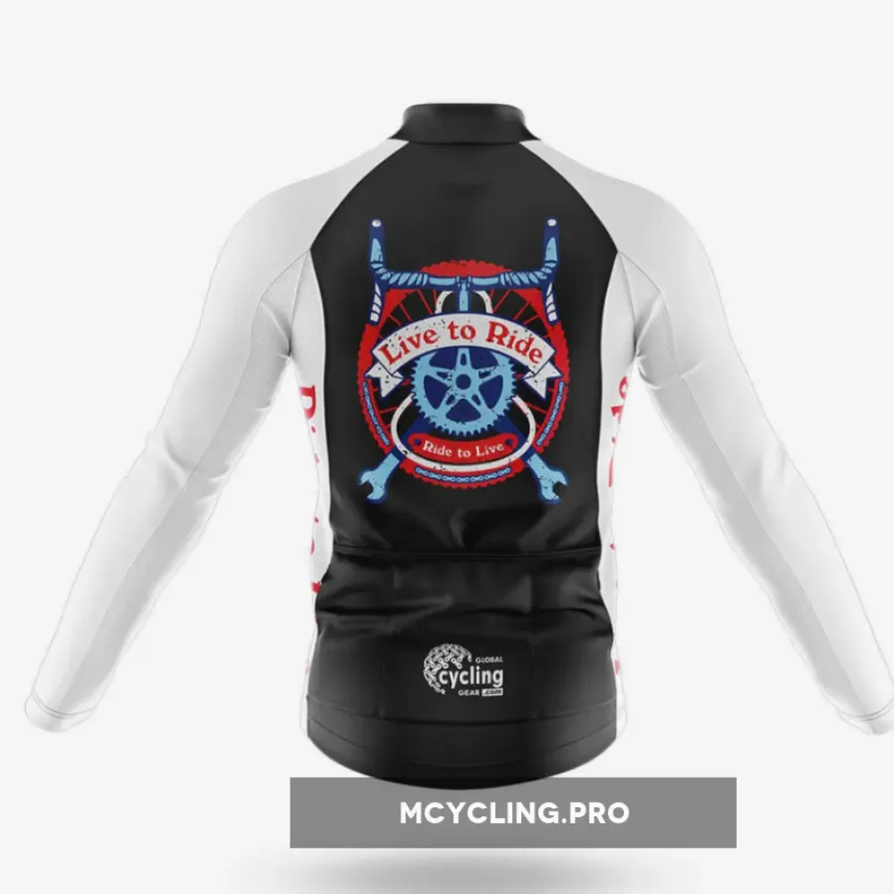 Live To Ride Long Sleeve Cycling Jersey