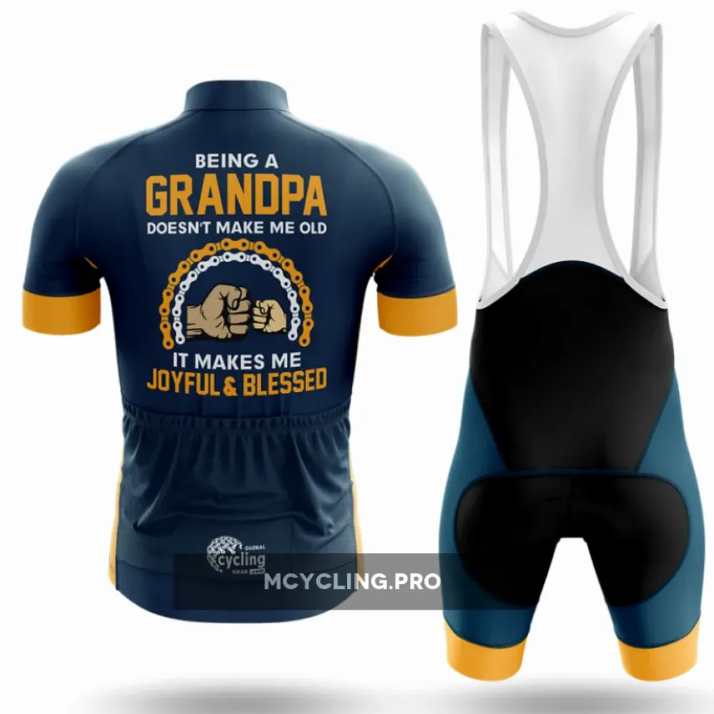 Grandpa V8 Cycling Bibs