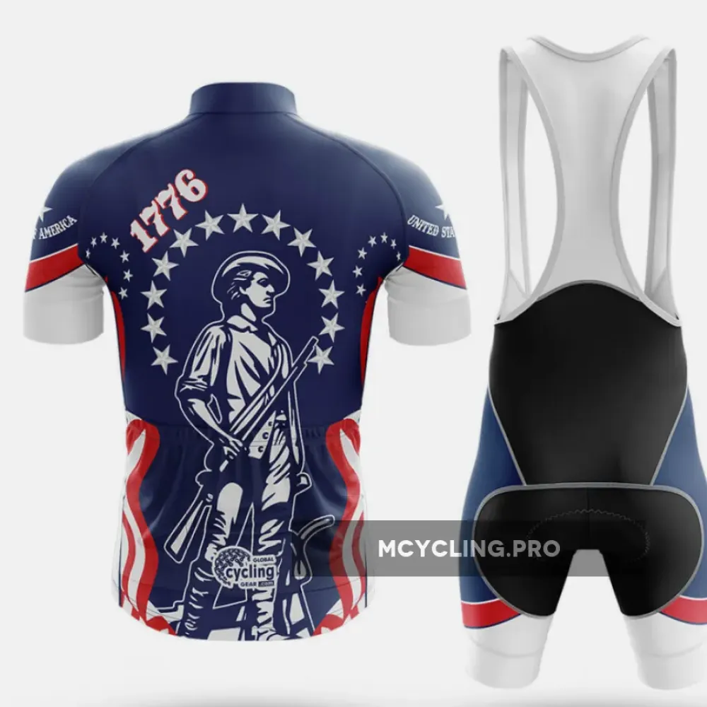 1776 Minutemen Long Sleeve Cycling Jersey