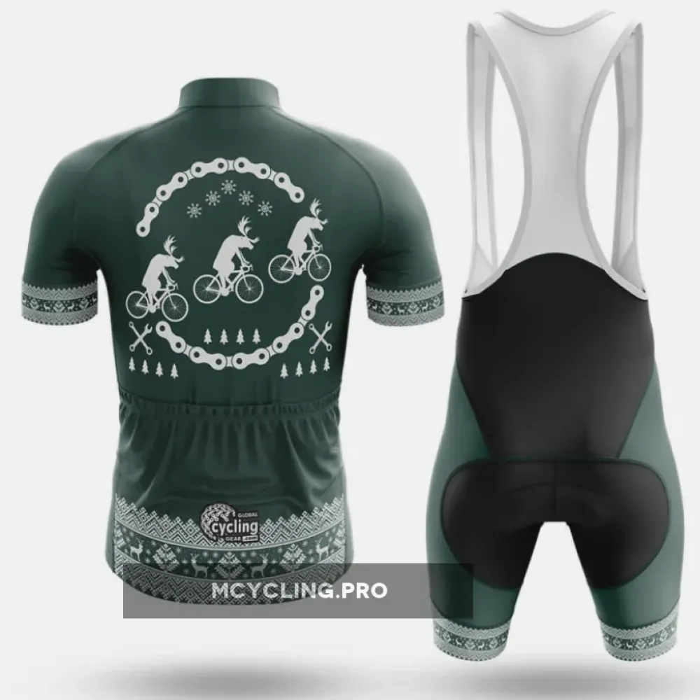 Reindeers On Bikes Cycling Jersey