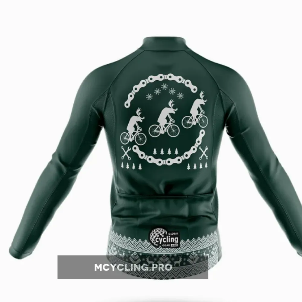 Reindeers On Bikes Cycling Jersey