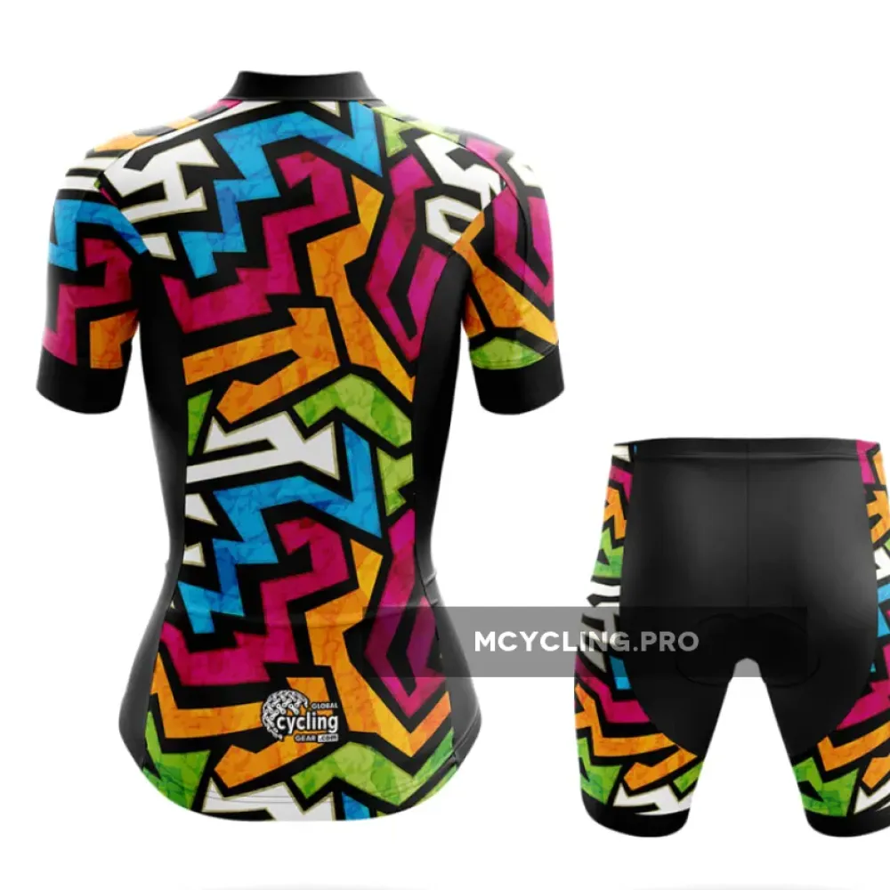 Graffiti - Women - Long Sleeve Cycling Jersey