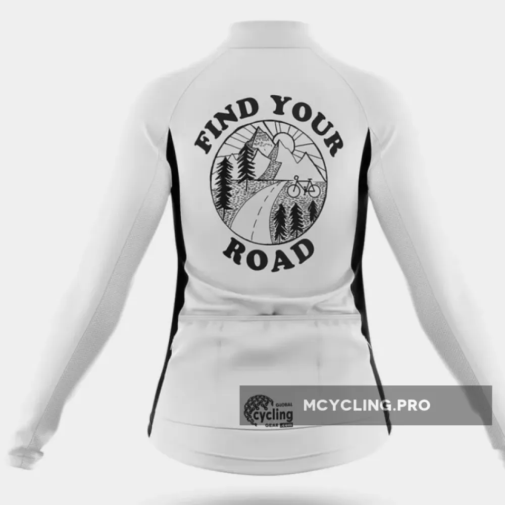 Find Your Road - Women - Long Sleeve Cycling Jersey