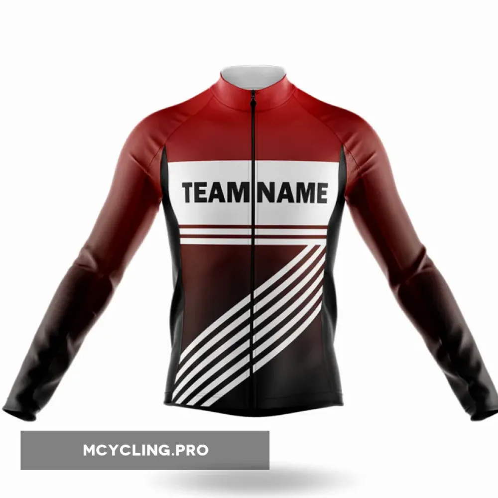 Custom Team Name S3 Black Cycling Jersey