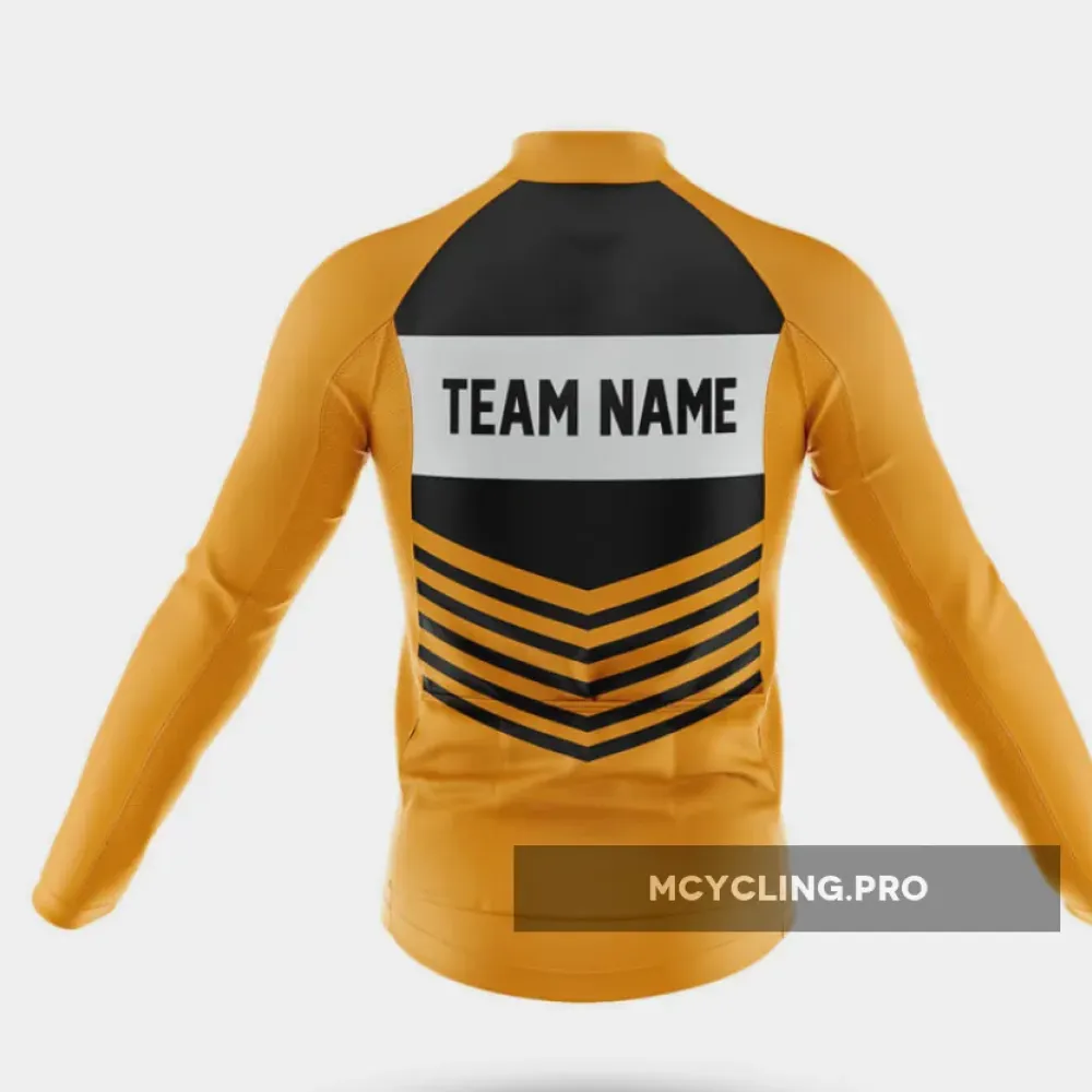 Custom Team Name V20 Yellow Cycling Kit Full Set