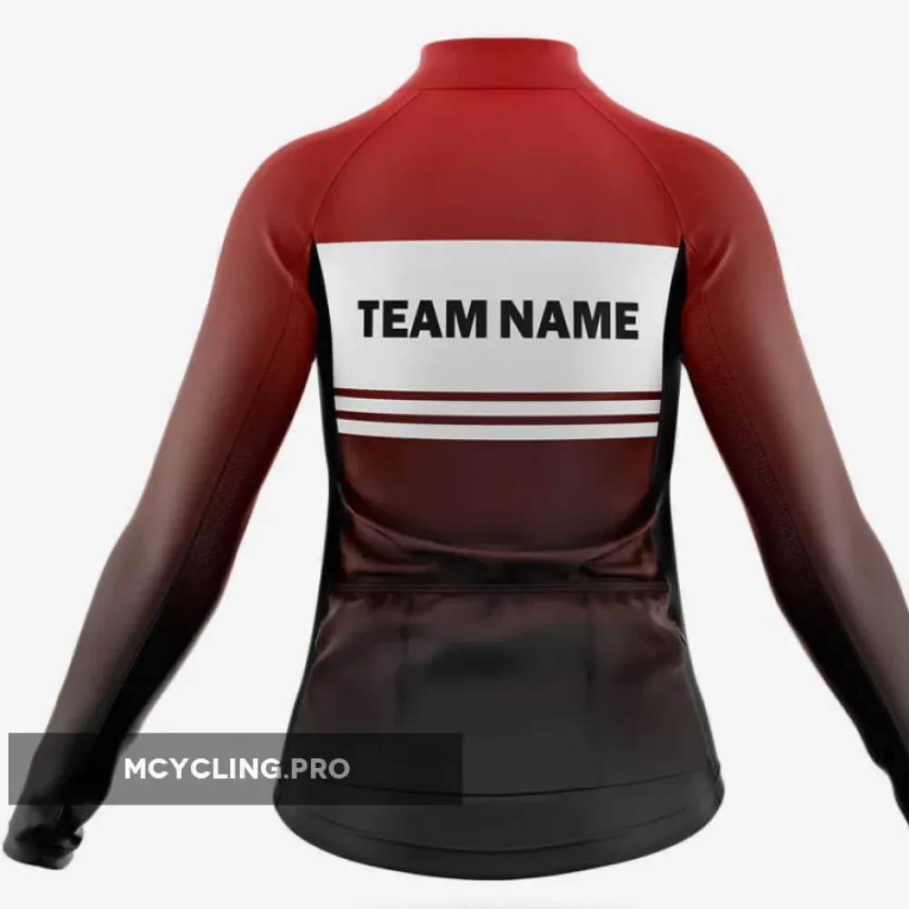 Custom Team Name S2 Black - Women's Cycling Kit Full Set