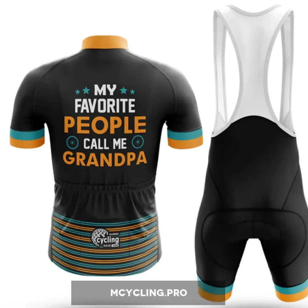 Call Me Grandpa Cycling Bibs