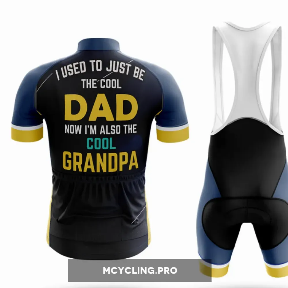Cool Dad Cool Grandpa Cycling Bibs