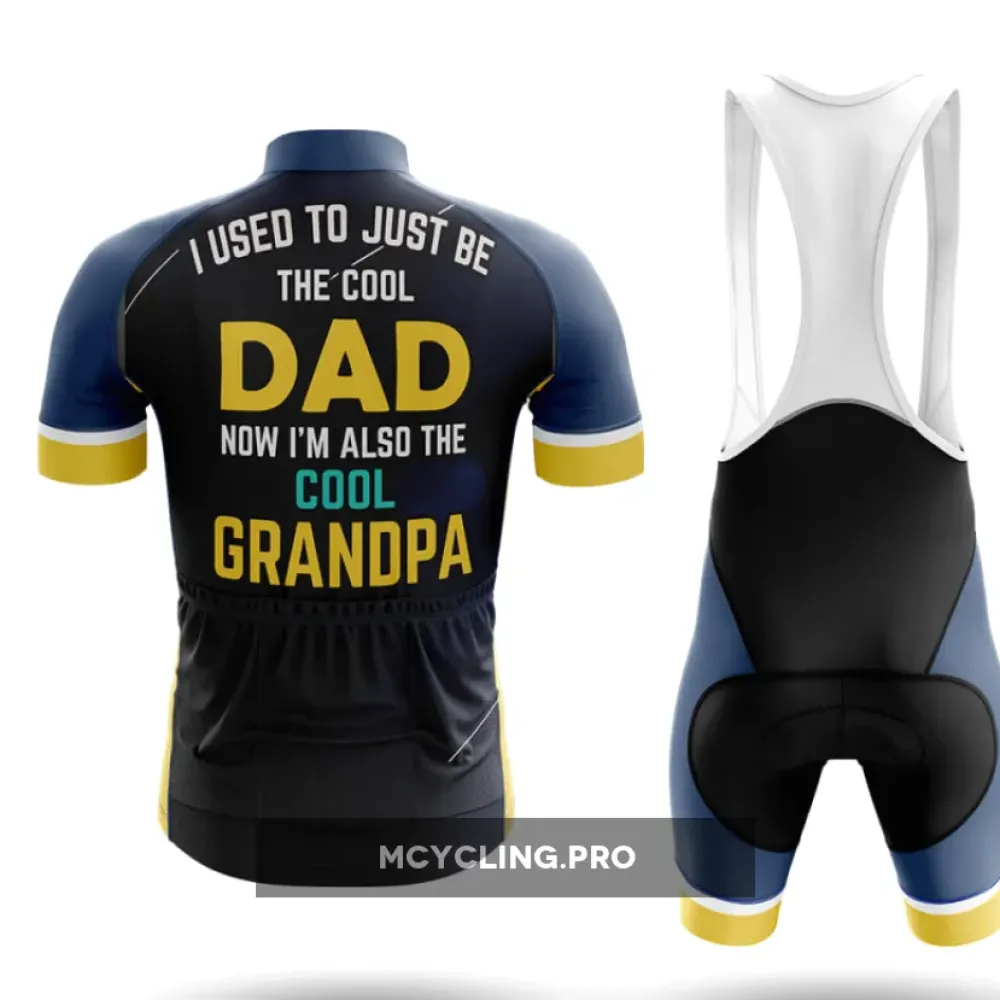 Cool Dad Cool Grandpa Long Sleeve Cycling Jersey