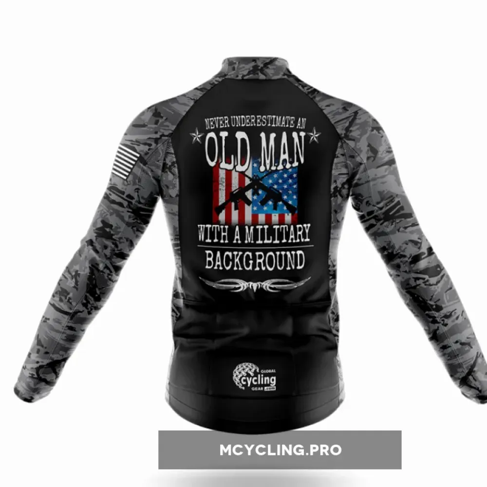 Military Background Cycling Kit Full Set