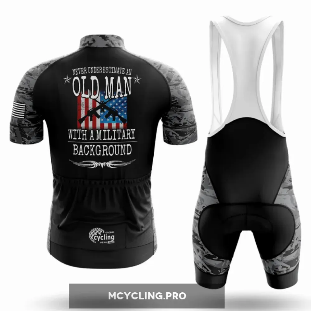 Military Background Cycling Bibs