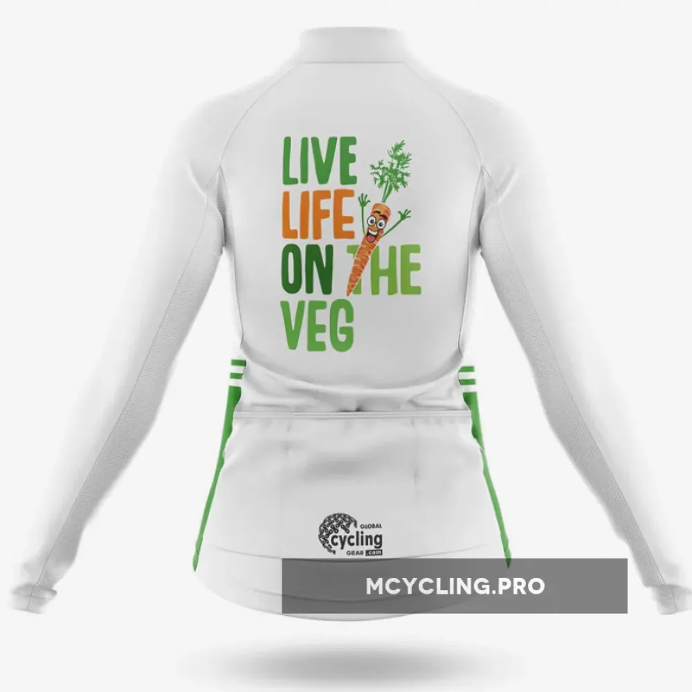 The Veg - Women's Long Sleeve Cycling Jersey